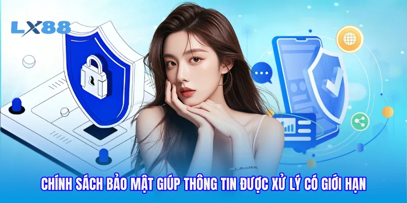 Chính sách bảo mật giúp thông tin được xử lý có giới hạn