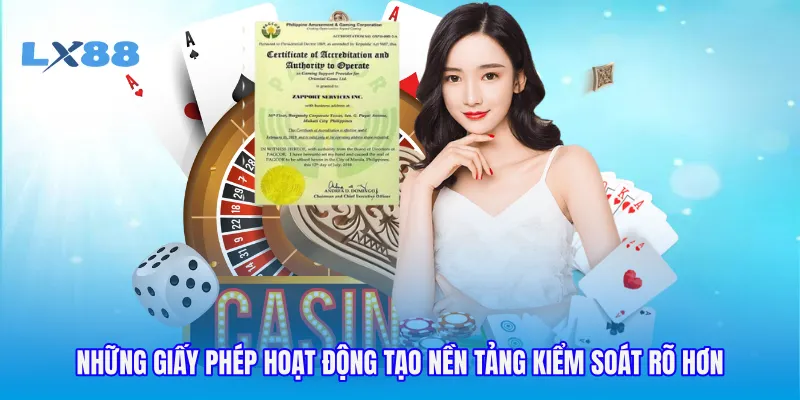 Những giấy phép hoạt động tạo nền tảng kiểm soát rõ hơn
